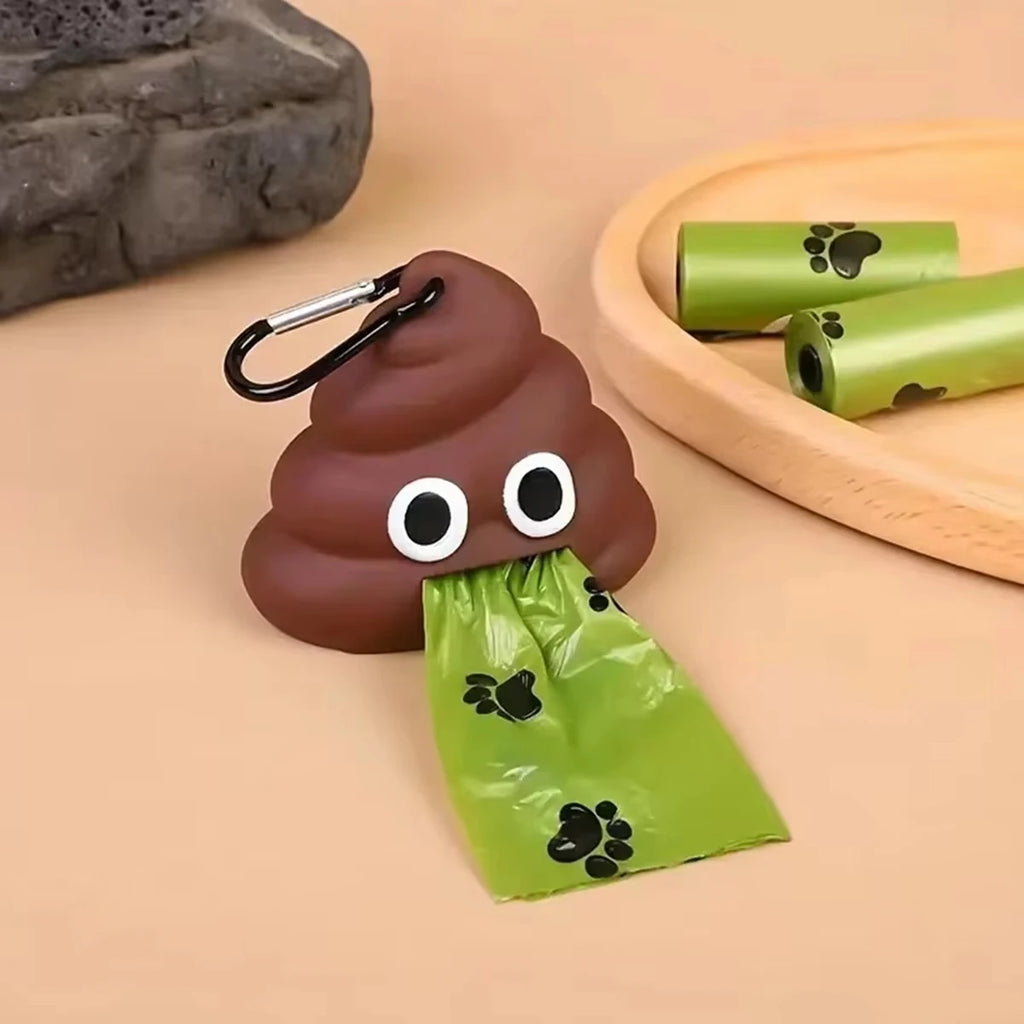 Outdoor Pet Waste Bag Dispenser Portable Poop Bag Loader Cleaning