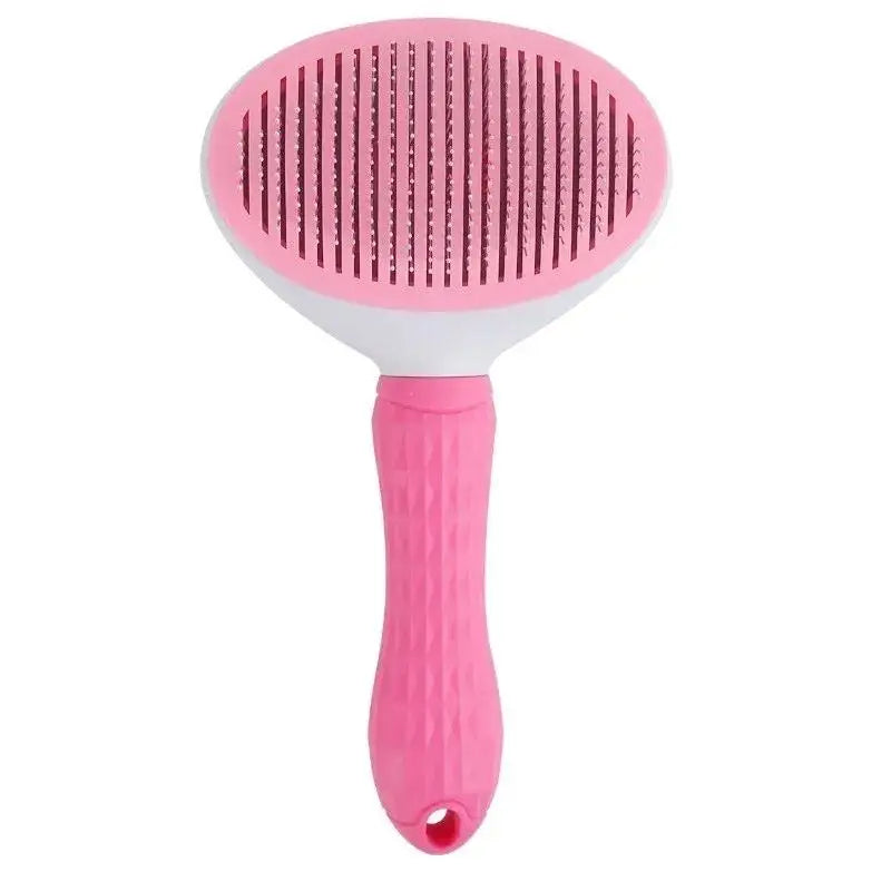 Self-cleaning pet grooming brush product photo