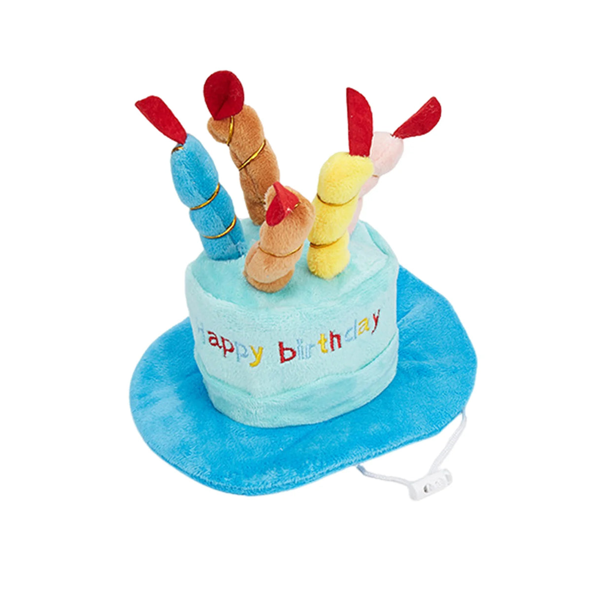 Pet Birthday Party Hat Toy Set For Cats and Dogs Elastic Comfortable