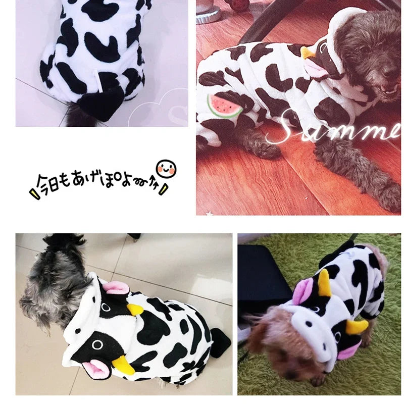 Cozy fleece dog jumpsuit – product image 5