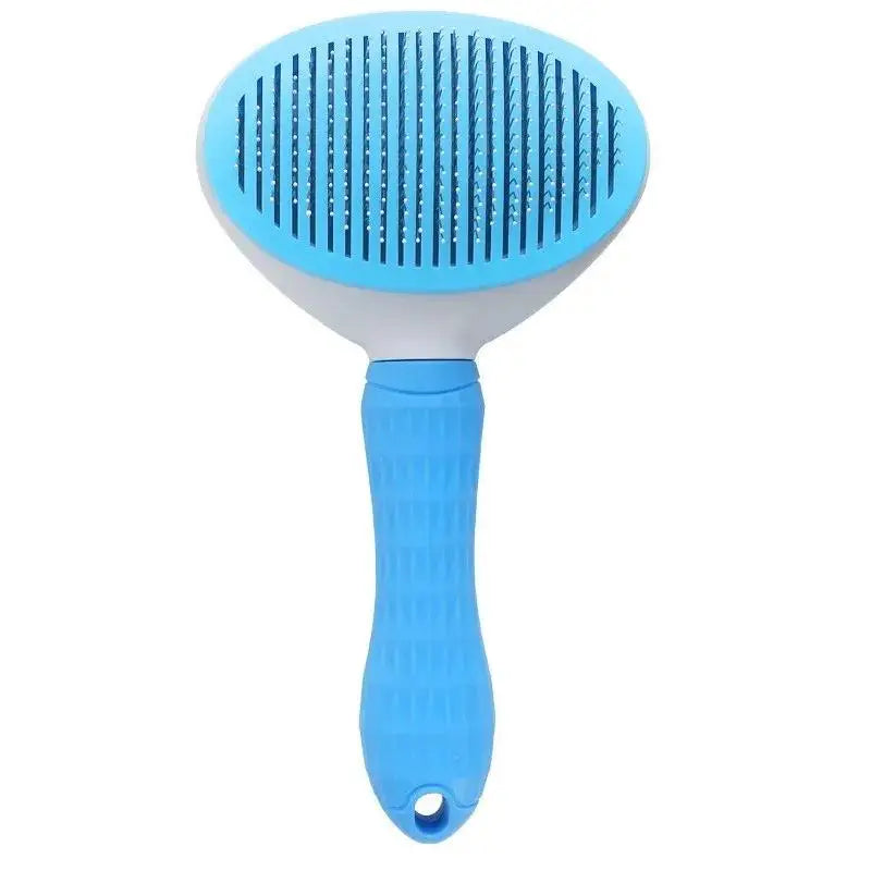 Self-cleaning pet grooming brush product photo