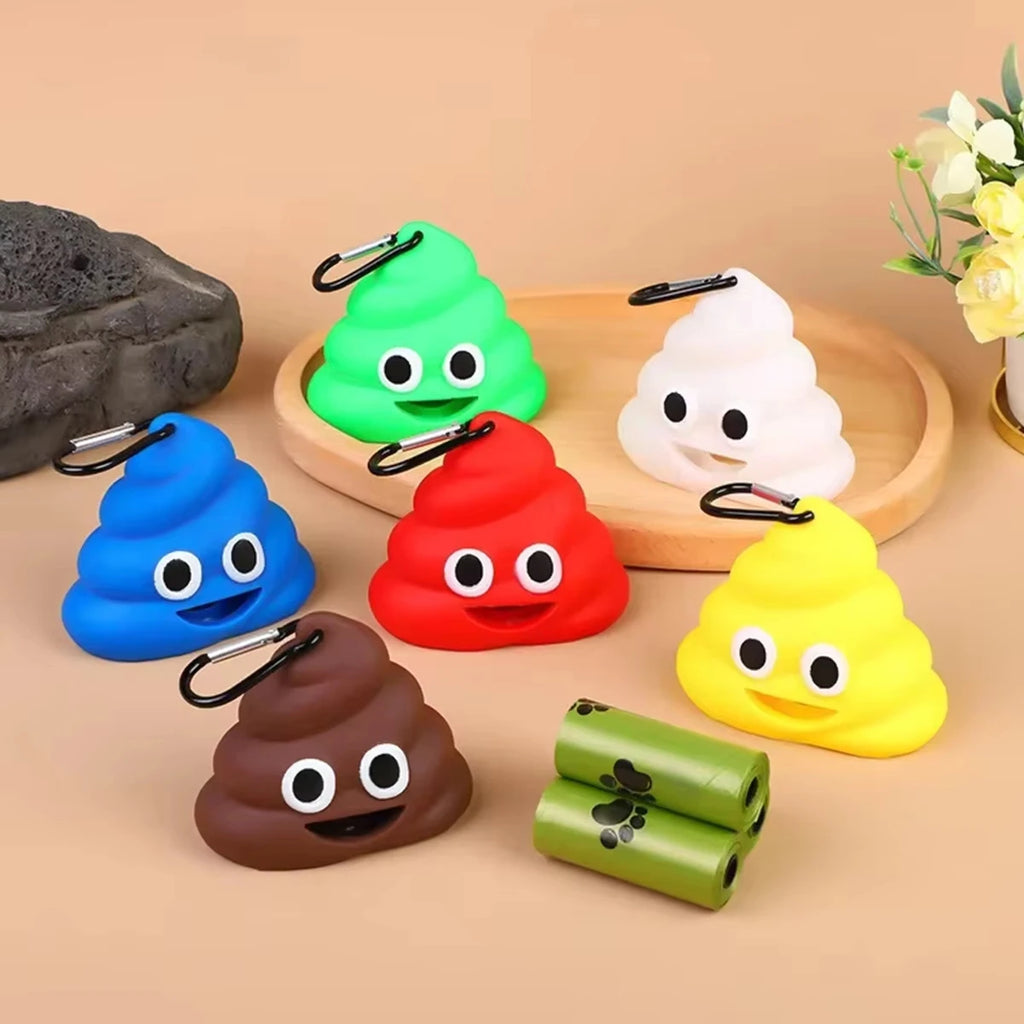 Outdoor Pet Waste Bag Dispenser Portable Poop Bag Loader Cleaning