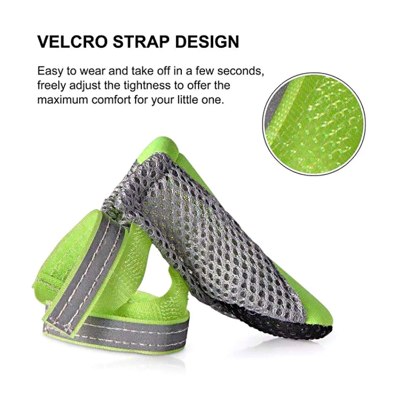 Pet Dog Shoes Breathable Waterproof Outdoor Walking Net Soft Summer