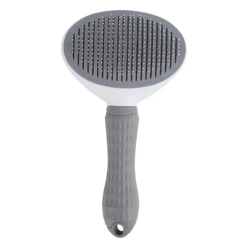 Self-cleaning pet grooming brush product photo