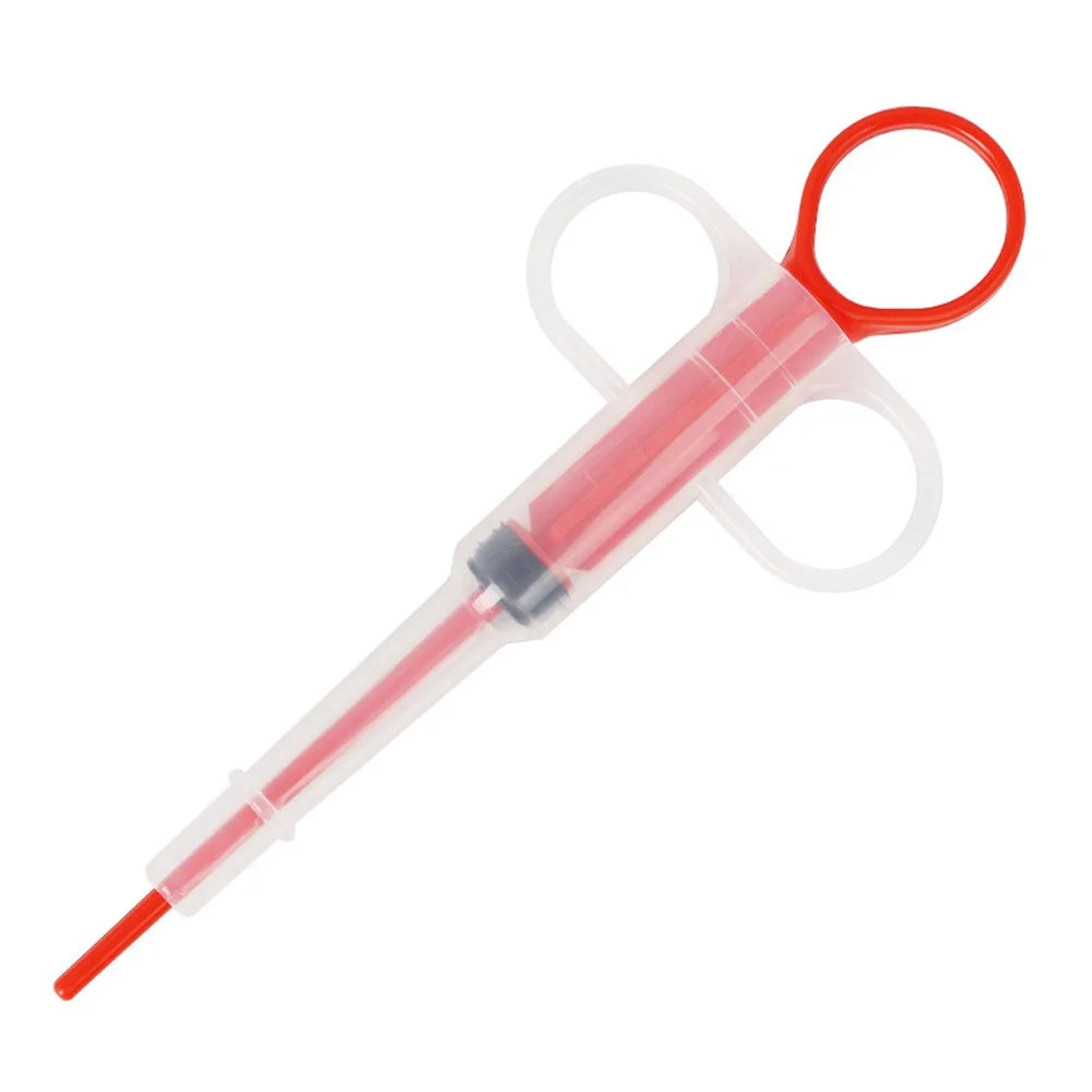Pet Medicine Feeder Cat Tablet Syringe Feeder Soft Tip