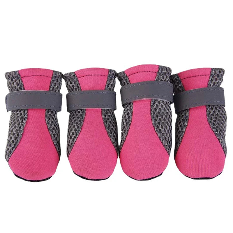Pet Dog Shoes Breathable Waterproof Outdoor Walking Net Soft Summer