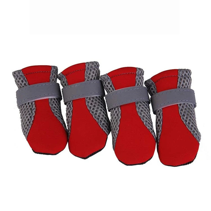 Pet Dog Shoes Breathable Waterproof Outdoor Walking Net Soft Summer